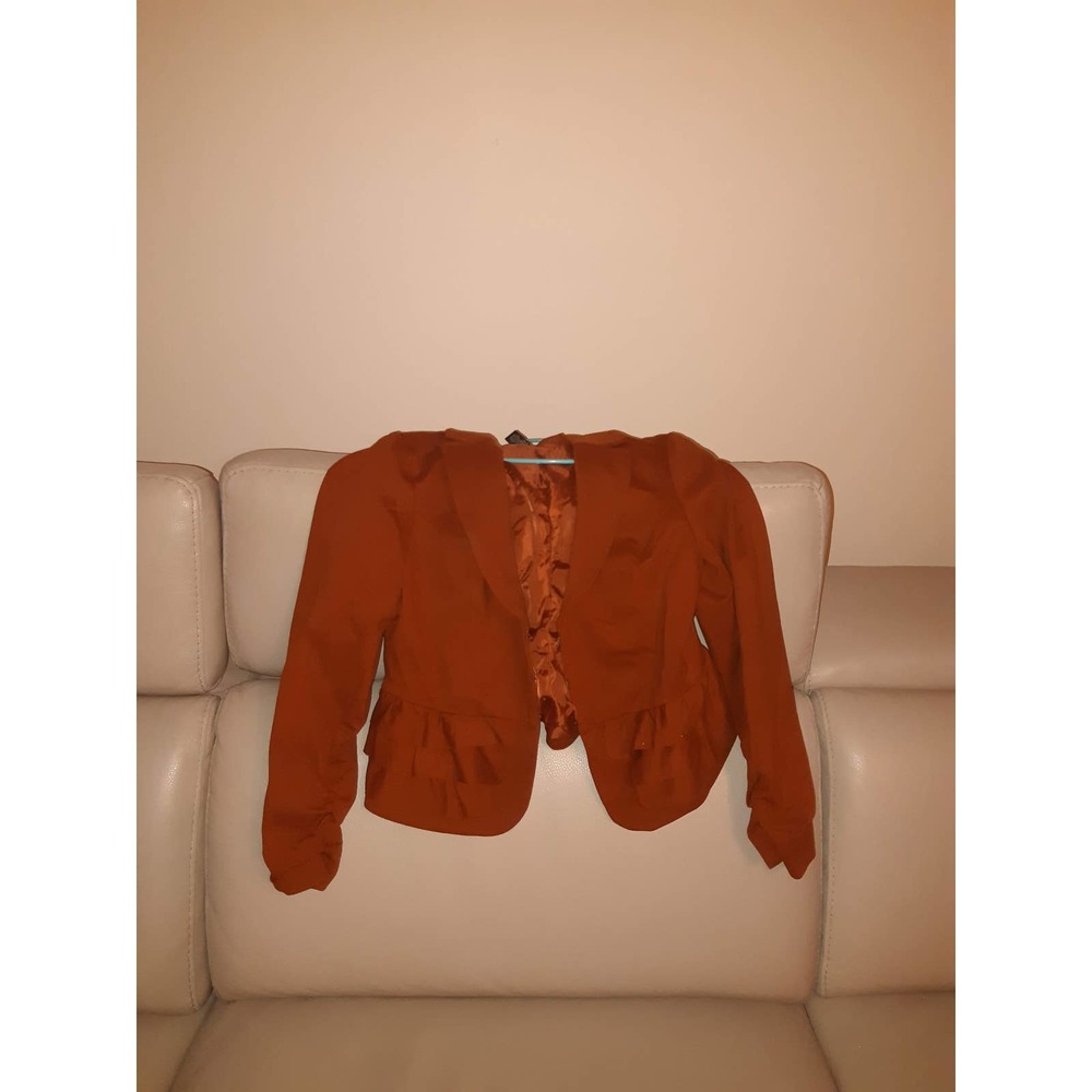 Beautiful Pleated Russ or brown jacket